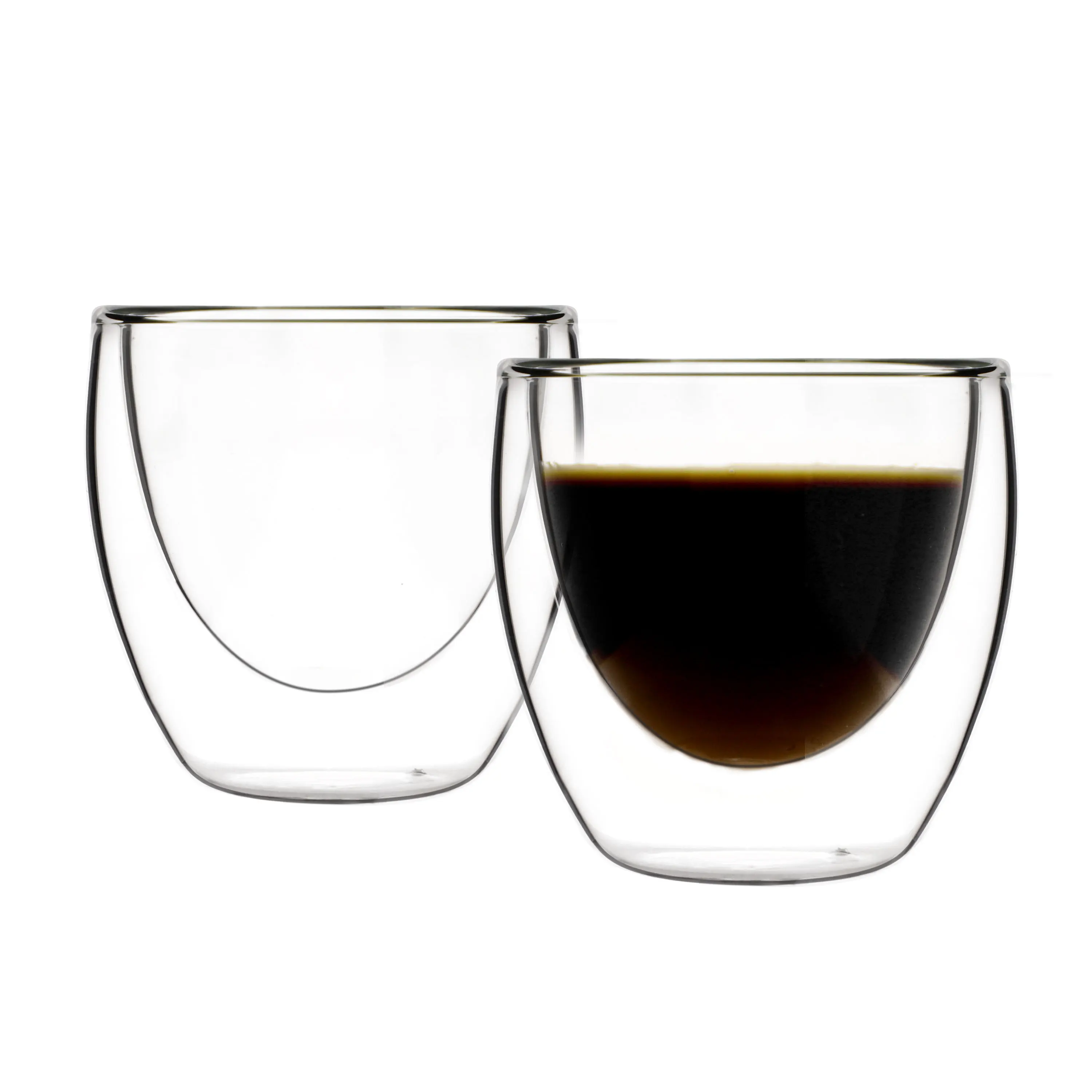 

glass expresso cups Guaranteed Quality newest excellent borosilicate double wall glass coffee cup