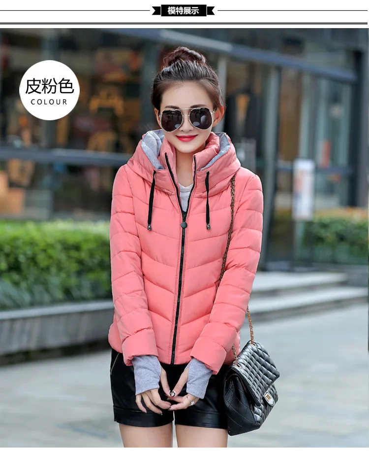 

Female Winter Jacket Women Down Cotton Jackets Slim Parkas Ladies Coat Womens Wadded Jaqueta Feminina