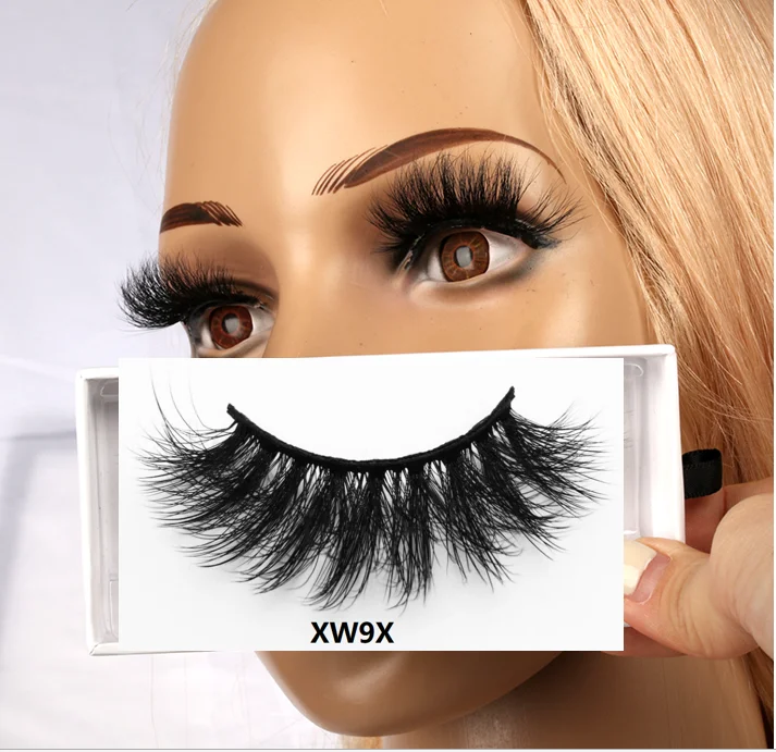 

Russian Double 3D Silk Faux Mink Fake Premium Synthetic False 20mm Eyelashes Wholesale Natural Volume Eye Lashes Manufacturer