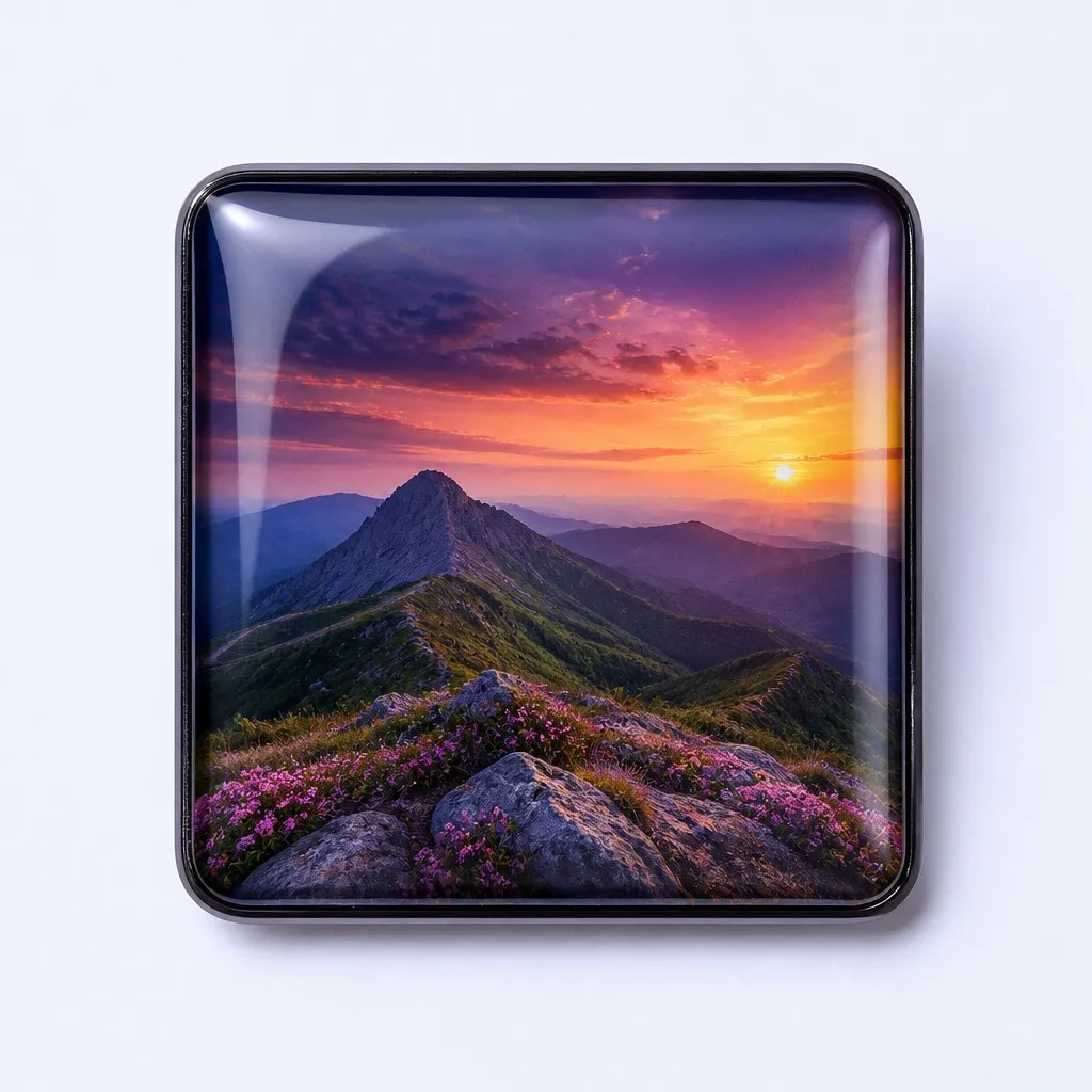 Landscape Photo Print Pin