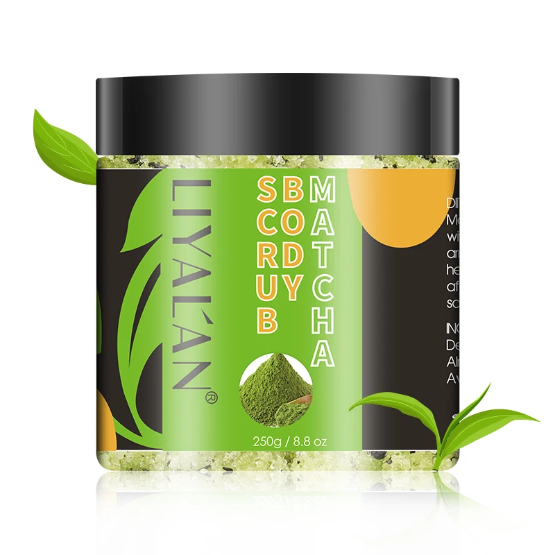 

OEM Private Label 100% Natural Organic Green Tea Exfoliating Moisturizing Body Matcha Scrub