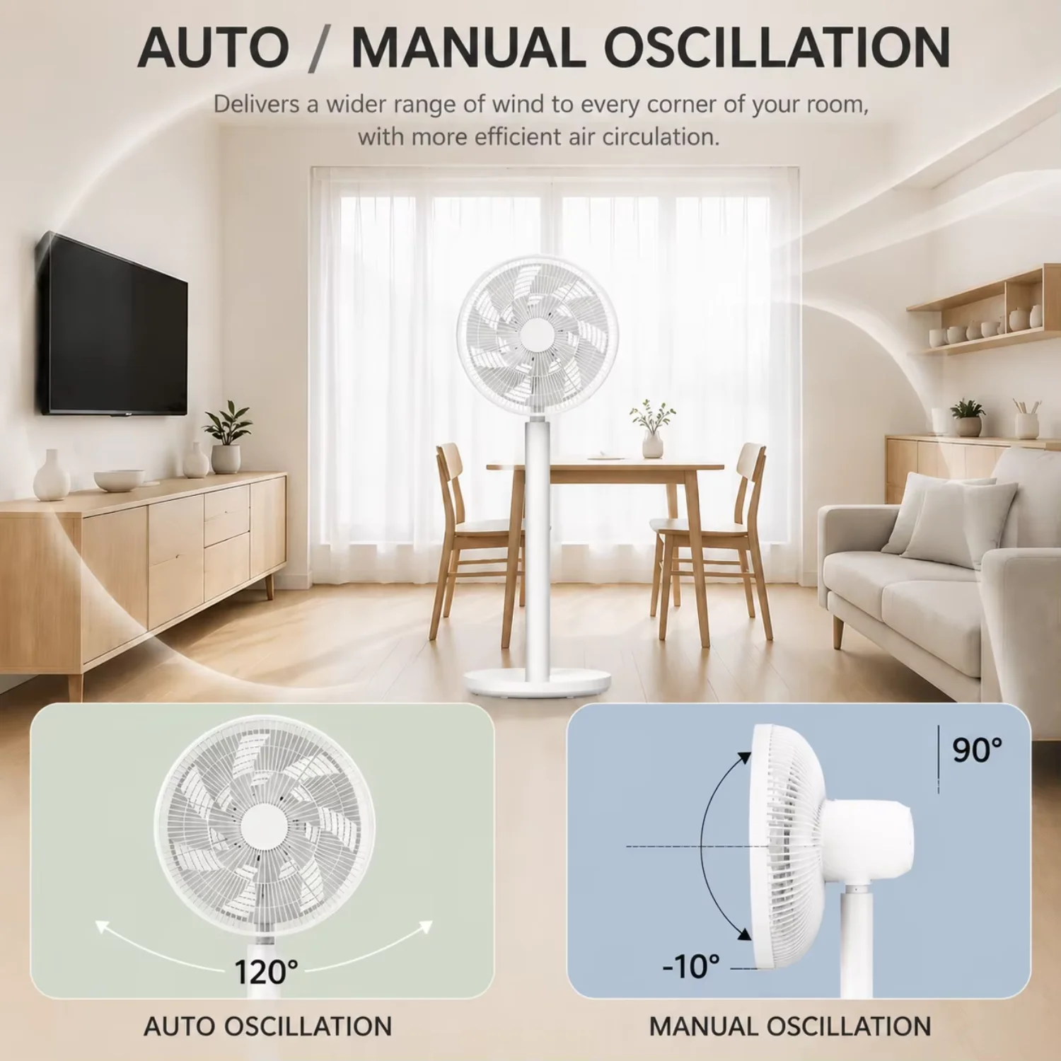 Pedestal Fan, BLDC, 2-in-1 - detail 18