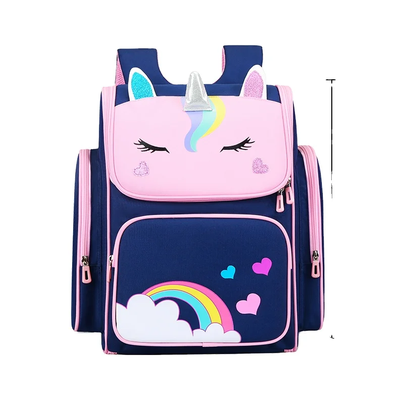 

Wholesale Mochila Escolar bookbags Kids Rainbow Unicorn Foldable Backpacks School bags For Children Girls, Customized color