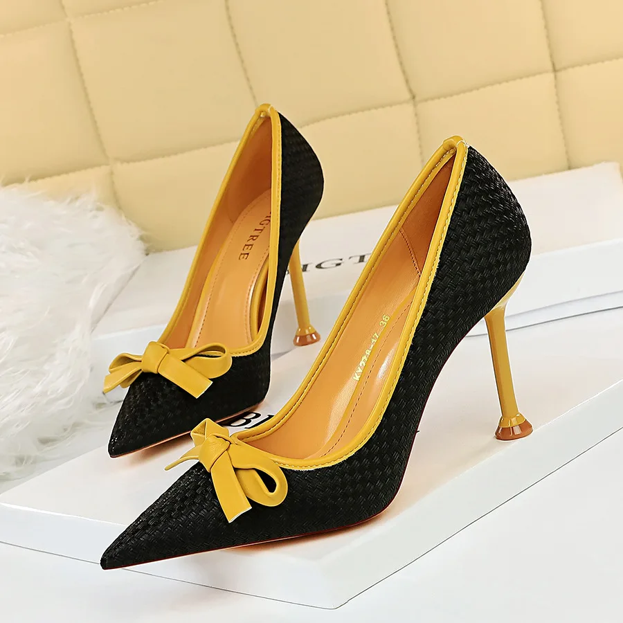 

New Spring weaving women high heel sandals for women and ladies, Customized