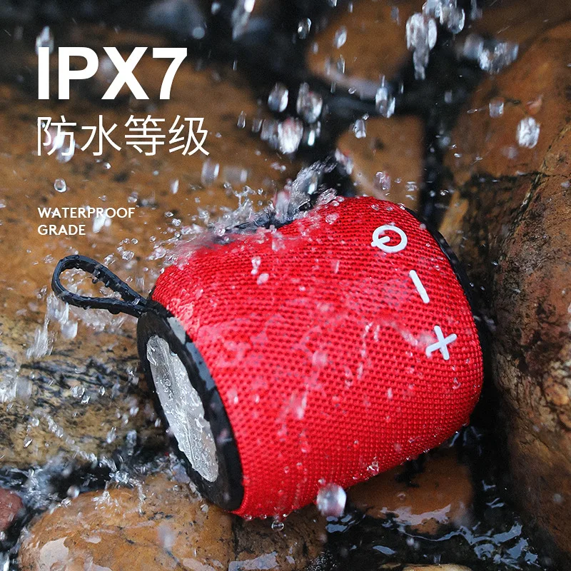 

Fashion Subwoofer hands-Free 5.0 Speaker Audio Stereo Outdoor Portable Stereo IP5 IP7 waterproof wireless shower speaker
