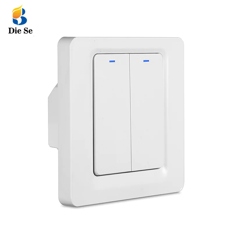 

Push Button Switch Tuya Smart Life APP Supported Zigbee Neutral And No Neutral Smart Wall Switch