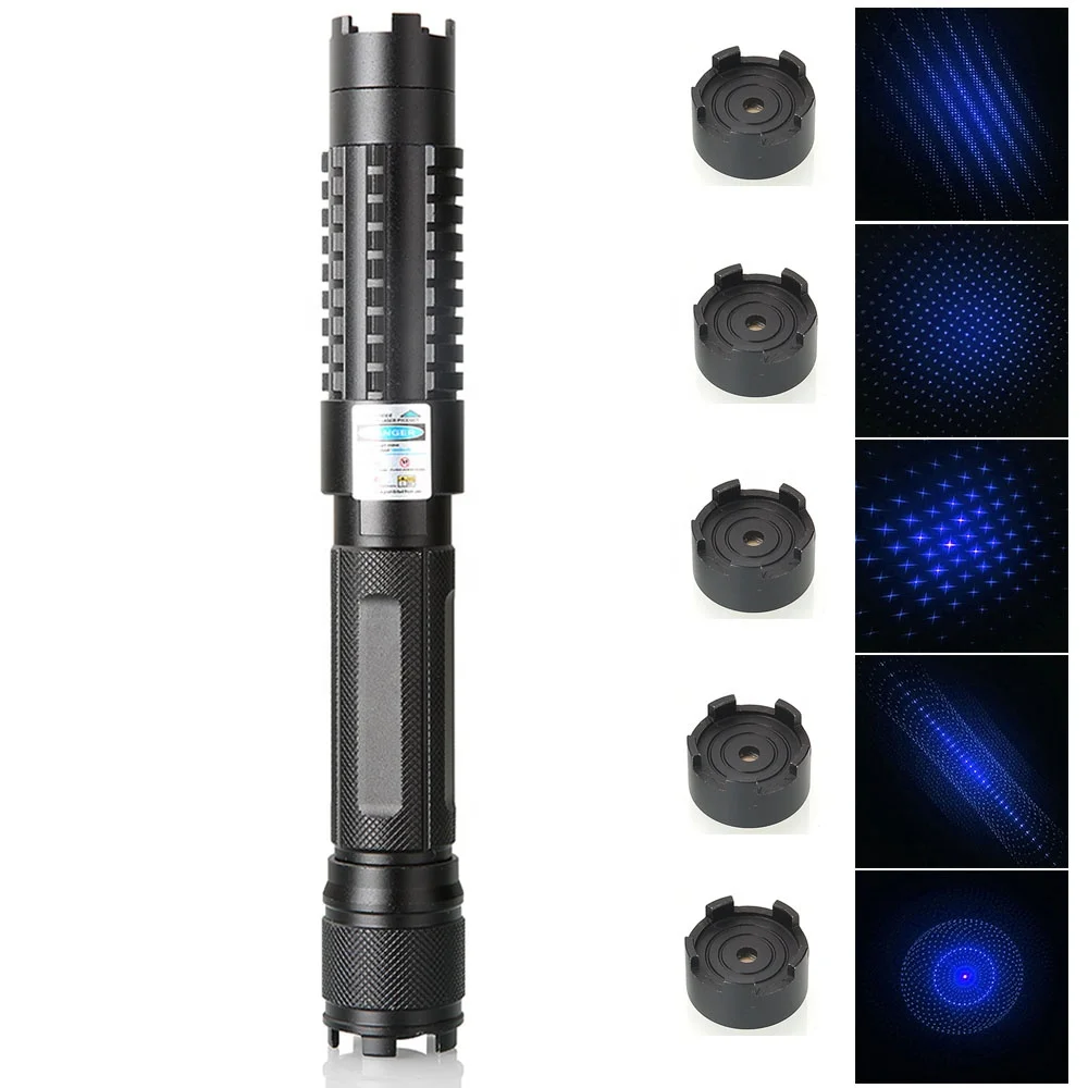 

B015 strong laser light 450nm 445nm blue high power 10km laser pointer with bright long range lazer light