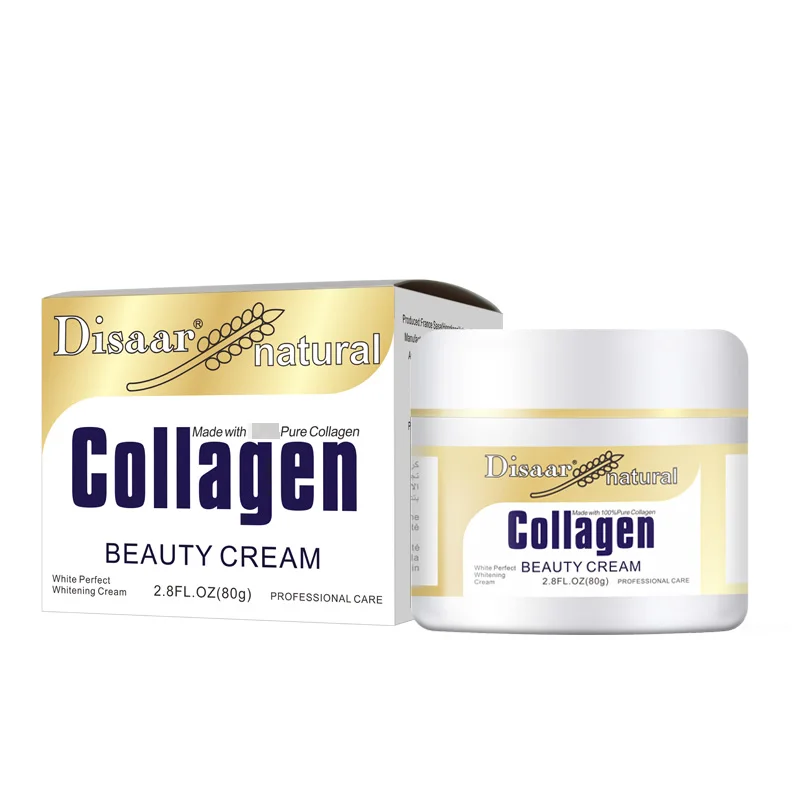 

Natural Bone collagen Anti Wrinkle Cream Collagen Organic Beauty Face Cream, Light yellow