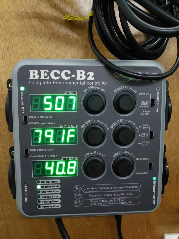 Temperature Humidity Co2 Controller For Grow Room Climate Control Buy Temperature And Humidity