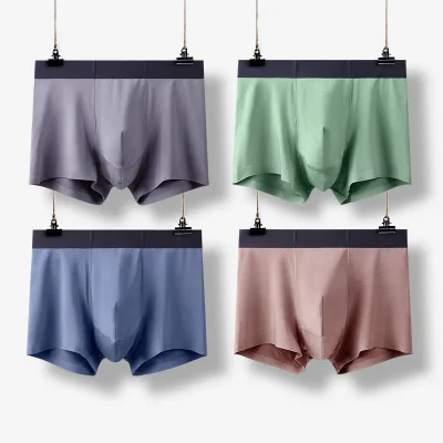 

UM03 Breathable men underwear, ice silk men boxer briefs,sexy men shorts, Picture