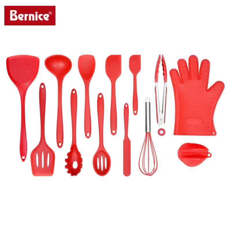 
Food Grade Cooking Utensil 13PCS Kitchen Utensil Set Silicone 