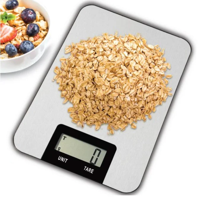 

Electronic Kitchen Scale Food Stainless Steel Digital Scale 5kg for Baking Weight Loss