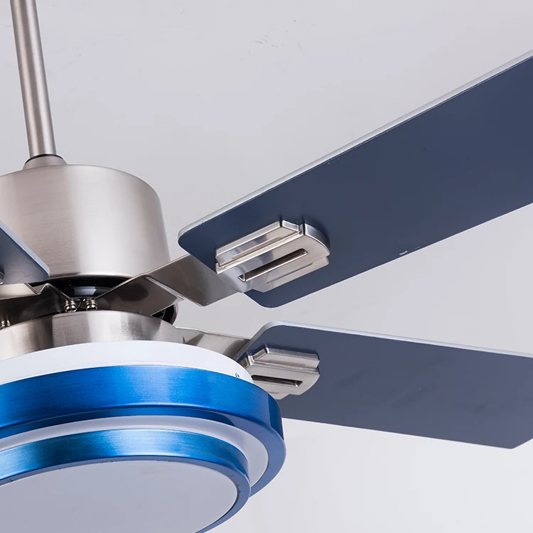 Modern Ceiling Fan Solid Wood Blades Ceiling Fan With Light And Remote