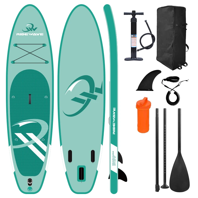 

Ridewave ready to ship CE Inflatable SUP stand up paddleboard surfboard waterplay surfing inflatable paddle board