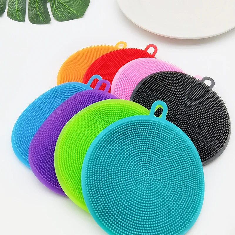

Food Grade BPA Free Kitchen Sponges Silicone Dish Sponge Dish Scrubber for Dishes and Housecleaning, Available