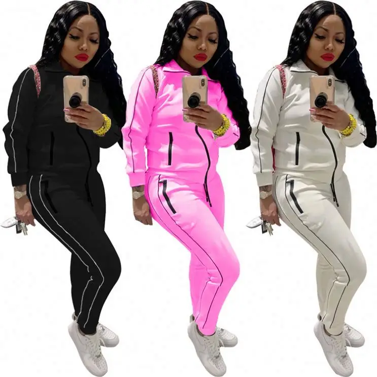 

Best Seller Fall 2021 Women Clothes Sports Suit Two Piece Women Pants Outfit Winter 2 Piece Sets For Women