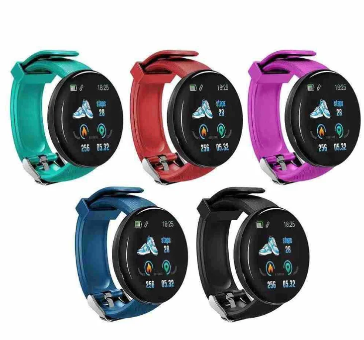 

Cheap Smartwatch Band Mujer Reloj Inteligente Waterproof D18 Android Bracelet Smart Watch As Gift, Black white