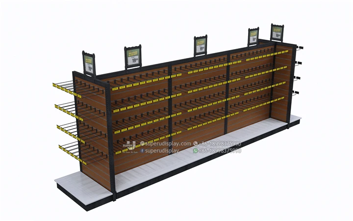 Custom Design Fishing Tackle Store Display Fixture