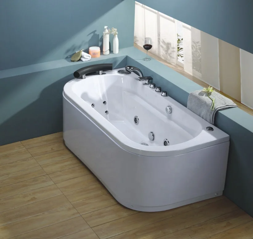 China factory supply cheap rectangle acrylic whirlpool bathtub