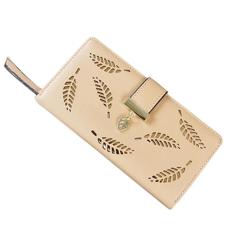 

Women's Wallet Long double Zipper Fashion PU Wallet women card wallet Custom