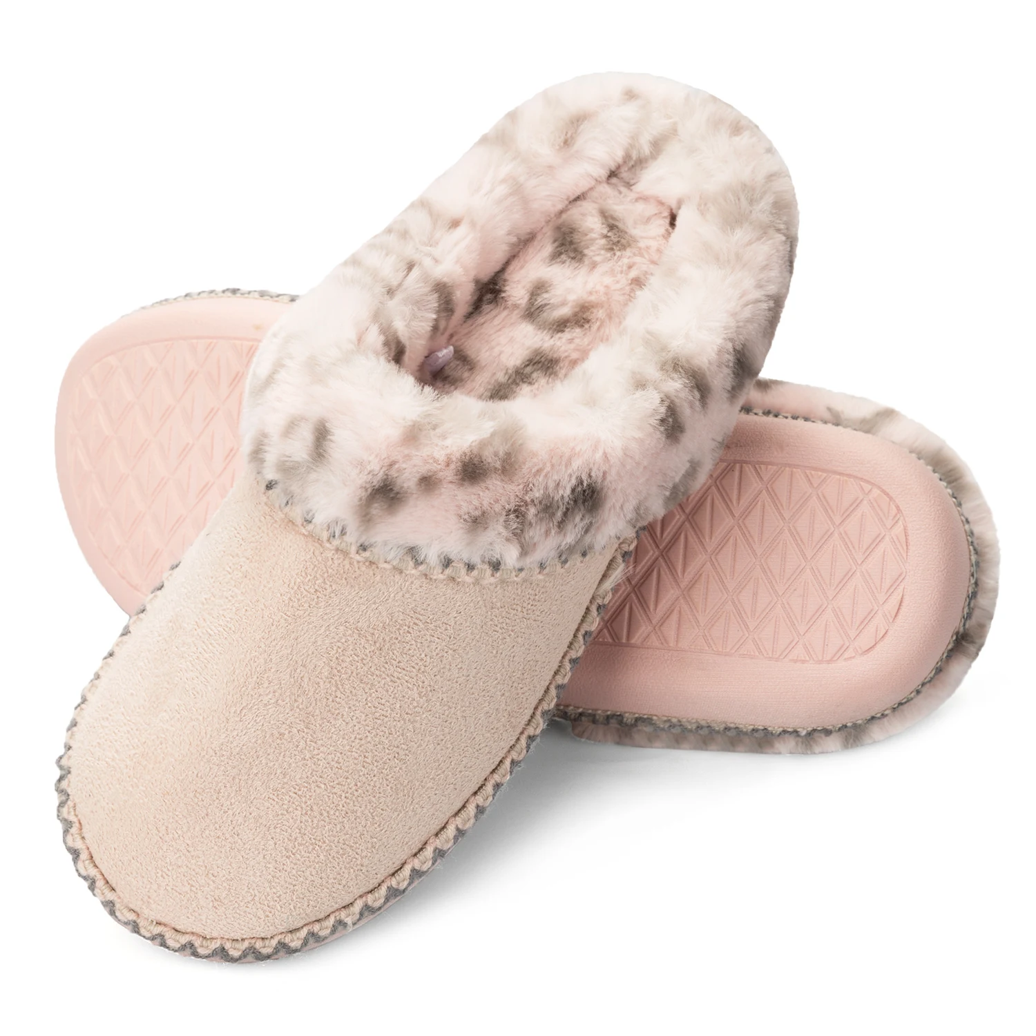 

Manufacturers European Style Durable Fluffy Furry House Slippers for Women EVA Plush OEM Warm Slippers 4 Colors/oem TPR CN;ZHE