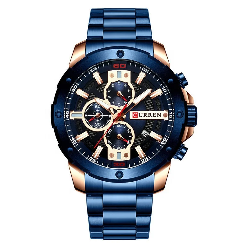 

Curren 8336 Luxury Sports Chronograph Quartz Men Curren Watches Relojes Curren