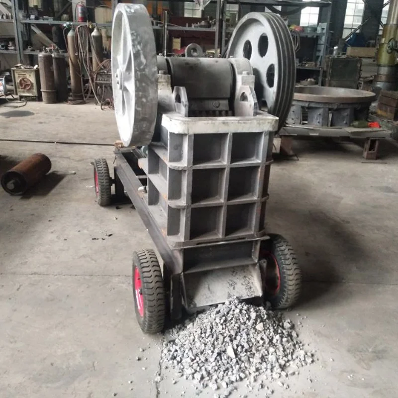 
Low price Mining Mobile Stone crushing plant Portable diesel engine PE150x250 Jaw Crusher in Kenya 