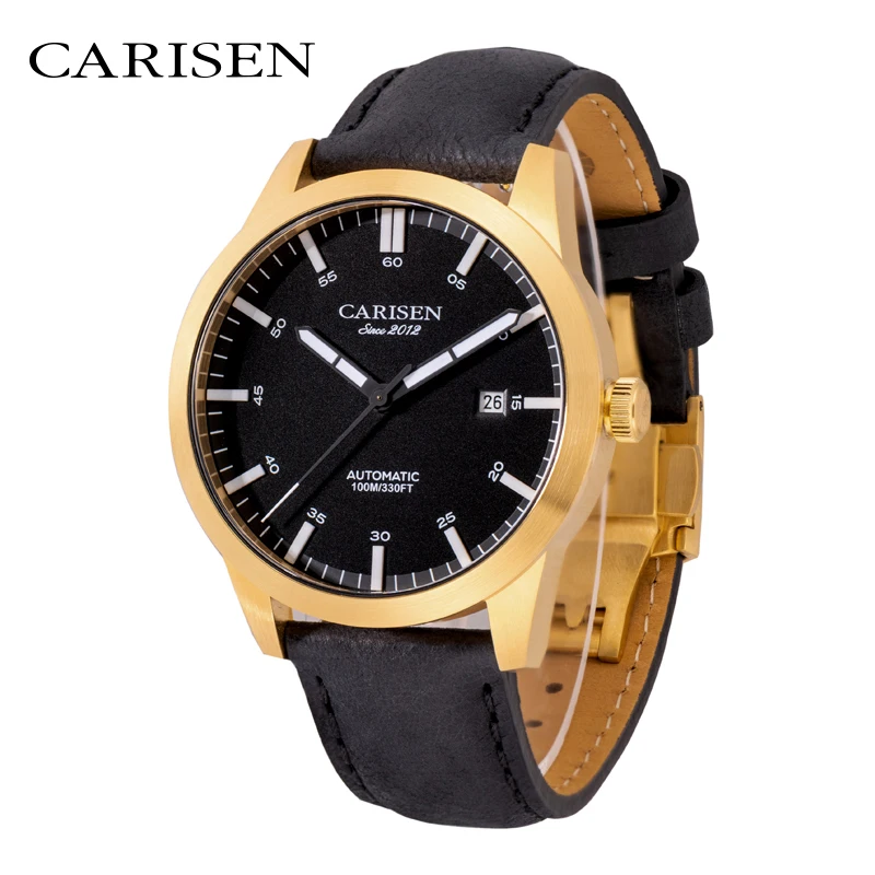 

New Arrival Stainless Steel Men Calender Wrist Watch Imported Automatic Movement Mechanical men Watch
