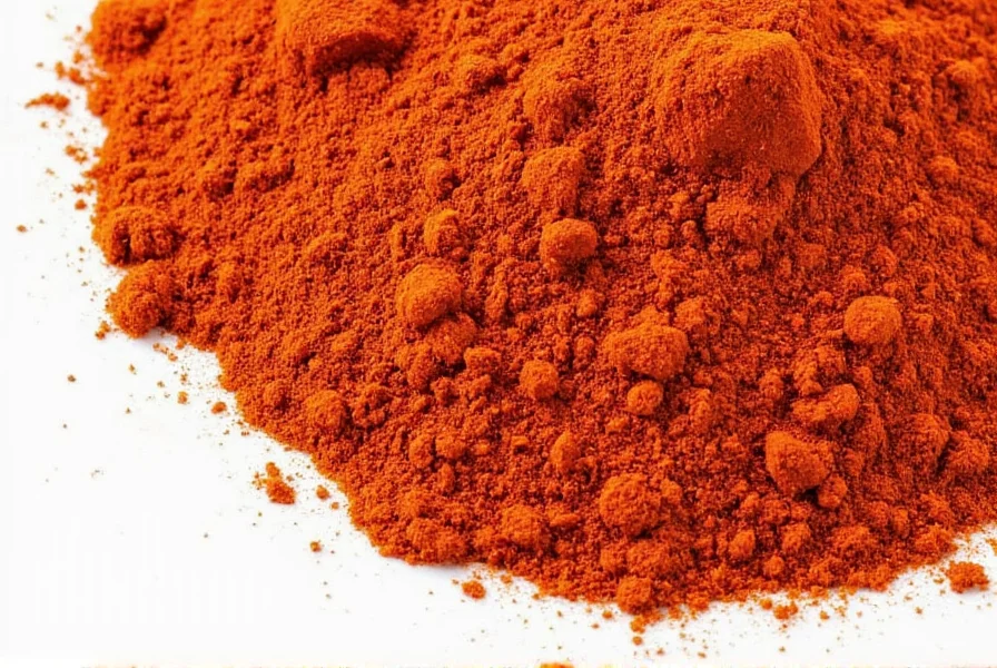 Close-up of various paprika replacement ingredients arranged in small bowls: tomato paste, cayenne pepper, pimento powder, and red bell pepper flakes
