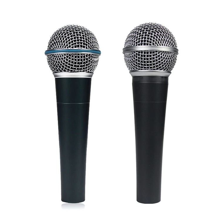 

Sinbosen wired microphone system A-58/B-58A 2 handheld dynamic microphone for singing, Black