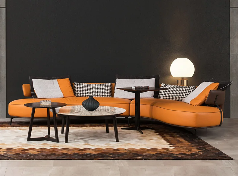 Wholesale Living Room Furniture Sofa Sets Luxury Design Italian Style