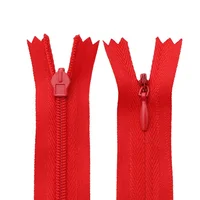 

15cm-75cm stock Custom length No.3 Woven tape Close end Nylon Invisible Zipper for Garments on Sale