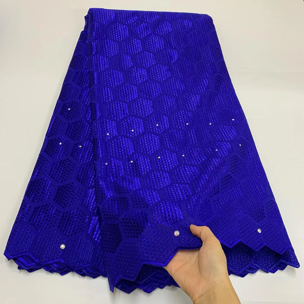 

Sinya New Design Pure Color High Quality French Cotton Lace Beautiful Colorful Swiss Voile Lace Sewing Women Party Dress