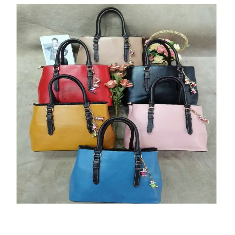 

4.68 Dollar Model A8-006 PU Leather Good Quality Softy bags women handbags ladies with different colours, Mix