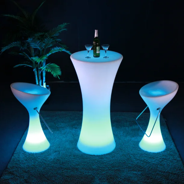 Wedding Party High Top Cocktail Table,Portable Cocktail Tables,Led Pub