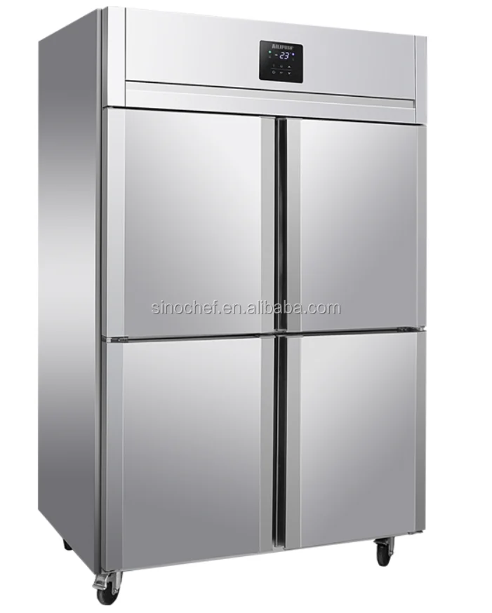 4 Doors Commercial Freezer With Cooling Storage For Fish And Chicken Best Selling Buy