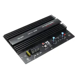 12V 1000W Mono Car Audio Power Amplifier Powerful Bass Subwoofers Amp PA-80D
