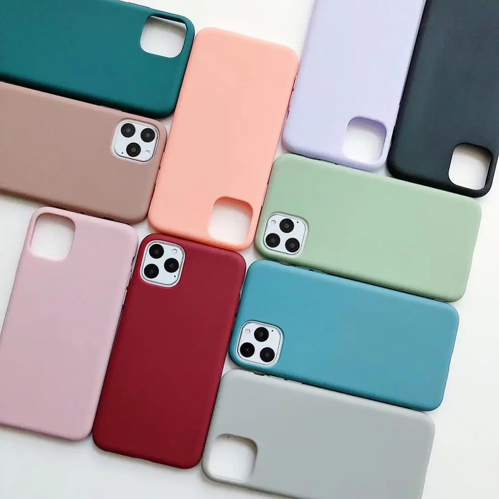 

China Suppliers Frosted Soft Rubber Case For iPhone 6/7/8 Plus,Slim Matte TPU Phone Cover For iPhone X/XS XR 11 Pro Max Case, 14 colors