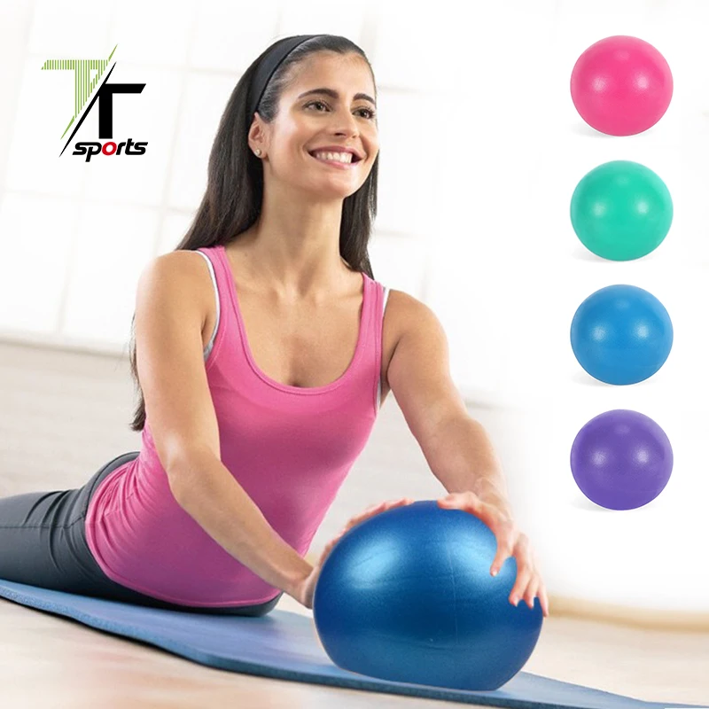 

TTSPORTS Pilates Ball,Barre,Mini Exercise Ball,9 Inch Small Bender Ball Training And Physical Therapy, Multi colors or customized
