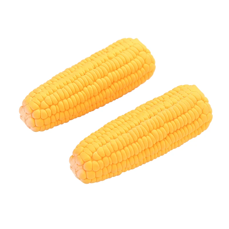 

wholesale Retail Hottest Manufacture non - toxic corn shape latex squeaky dog toys interactive pet toys, Yellow