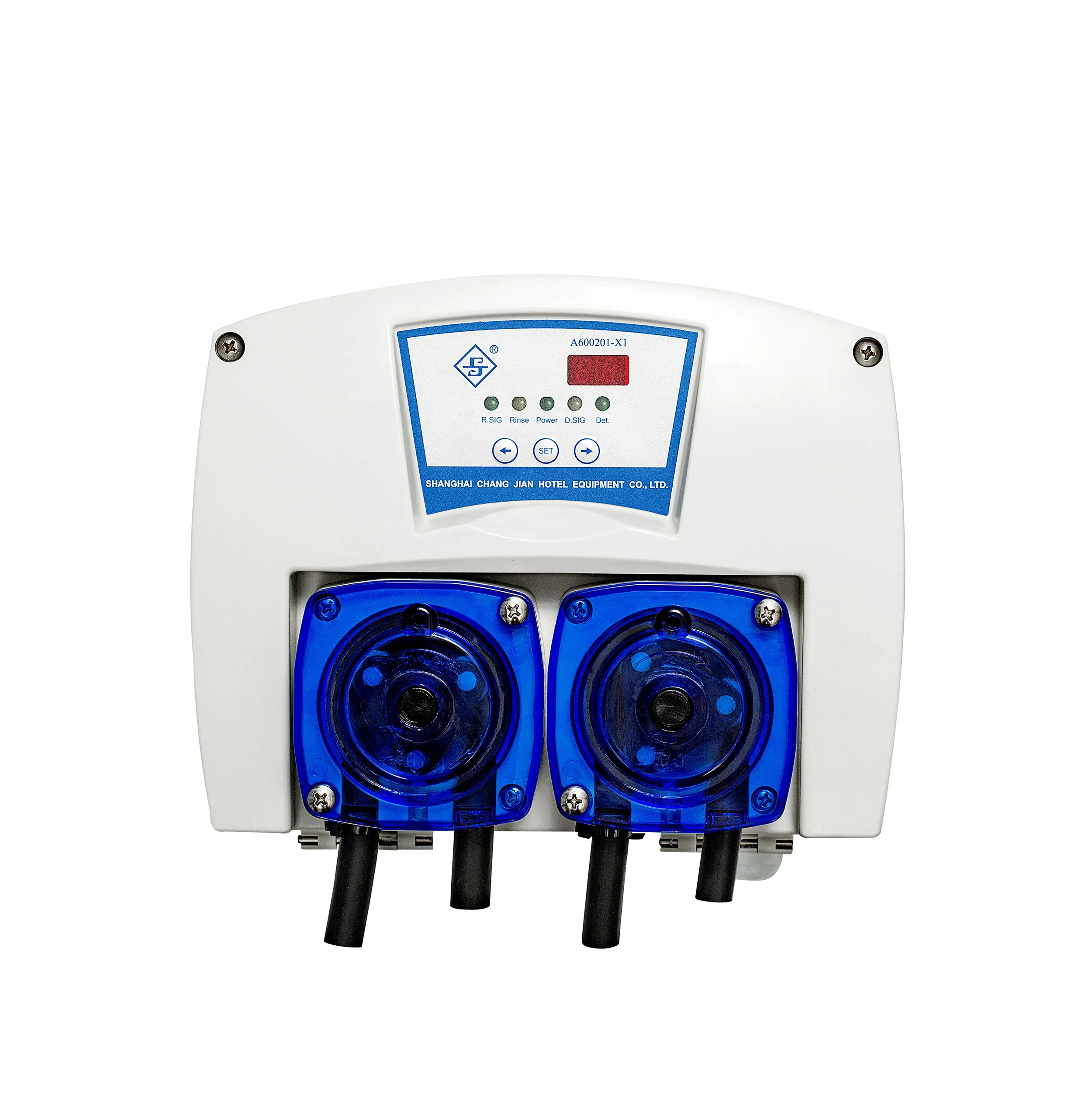 
Chemical dosing system coin operated laundry dispenser 