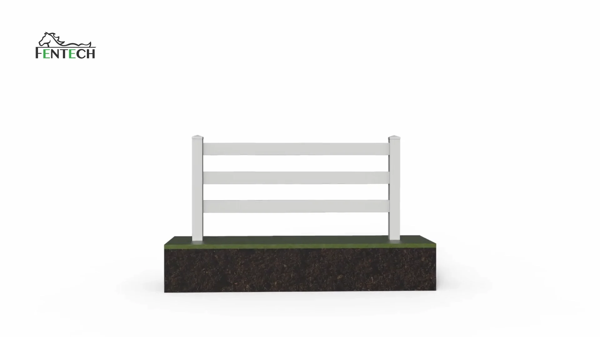 Fentech Plastic Vinyl Pvc Horse Paddock Fence,Post And Rail Fence,Ranch