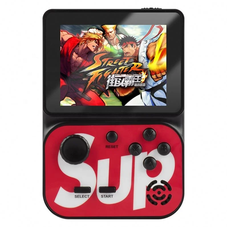 

Rechargeable Sup Handheld Gamevideo Mini Game Consoles Built In 400 Games Box Video Console Player, Black gray red bue