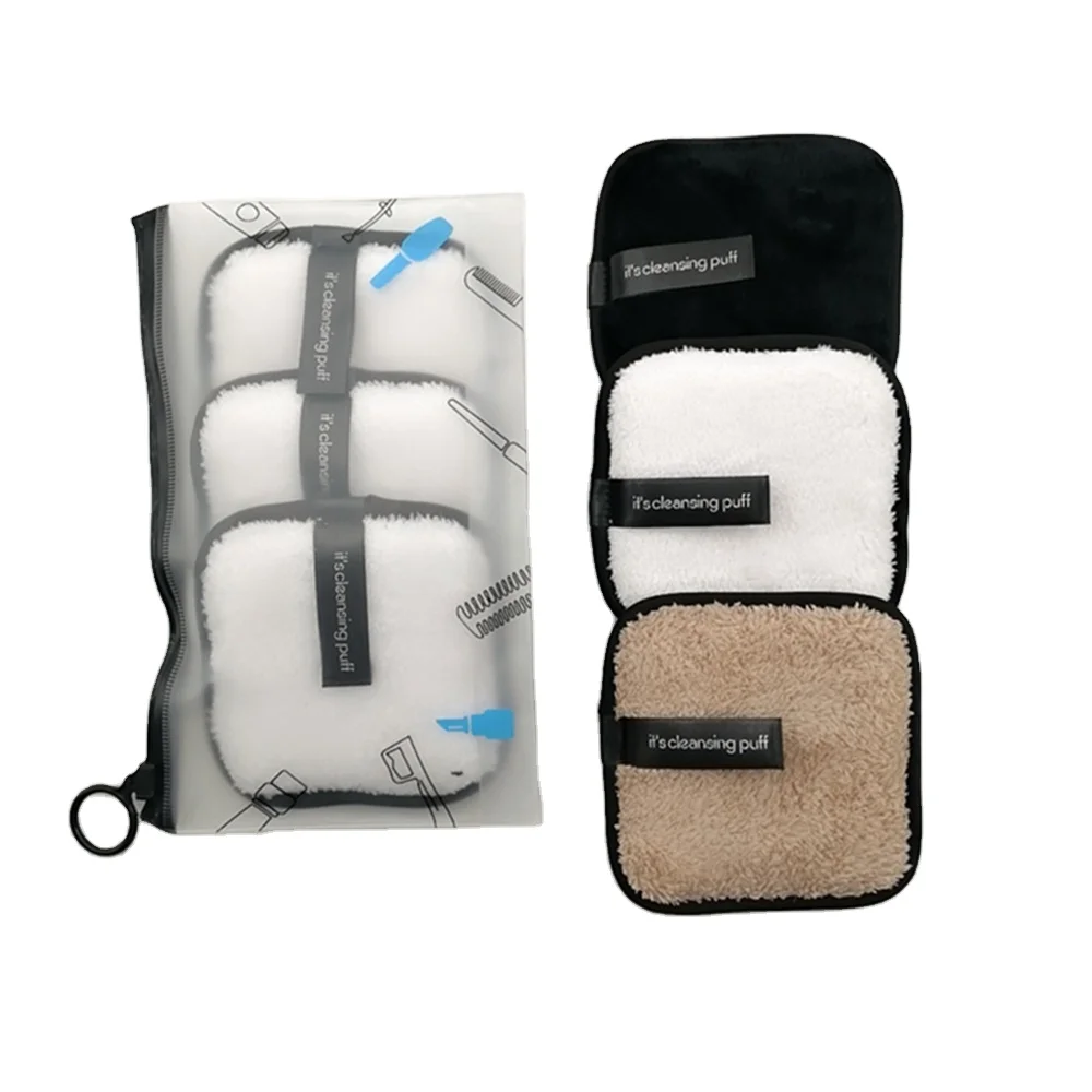 

Reusable Vegan And Cruelty Free Facial Cleaning Puff Makeup Remover Pads, White