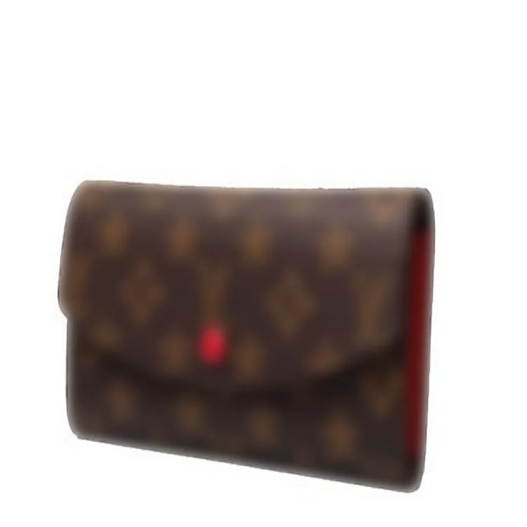 

Presbyopia doudou cowhide two-fold hand change card holder Horizontal square type Magnetic button women luxury crypto wallet