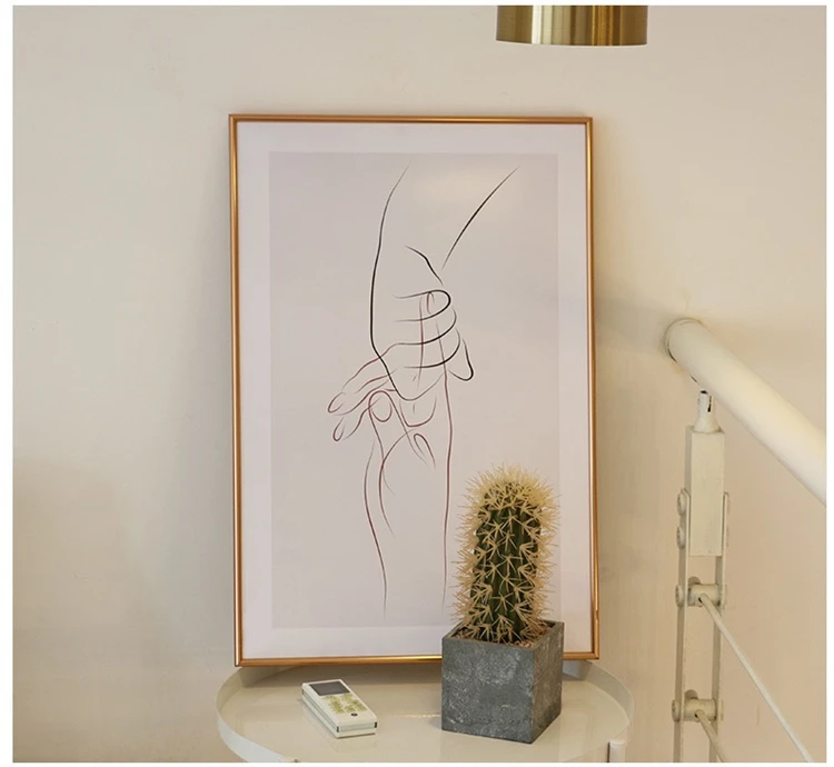 Cheap Decorative Gold Thin Metal Picture Frames Buy Gold Metal