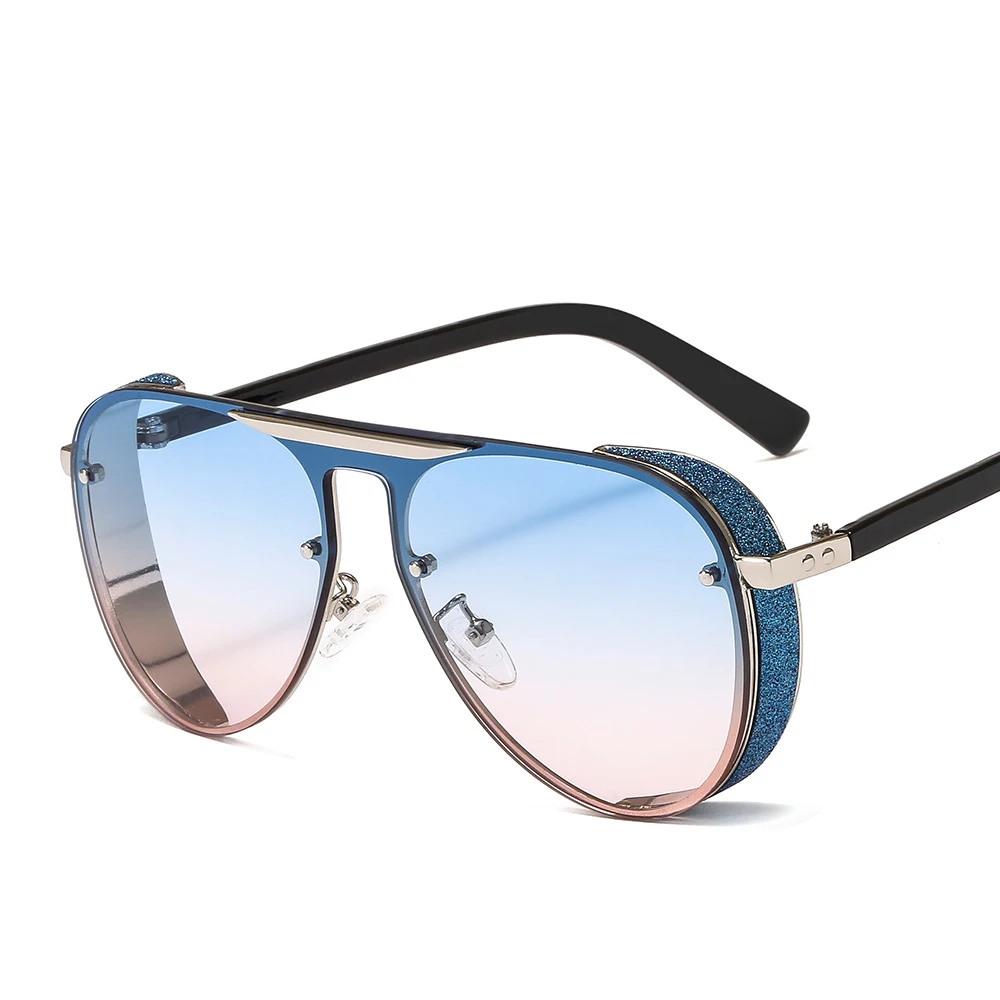 

NIWOTA 6613 Luxury Small Broken Diamond Shades Frame Oval Lens 2021 Sungalasses