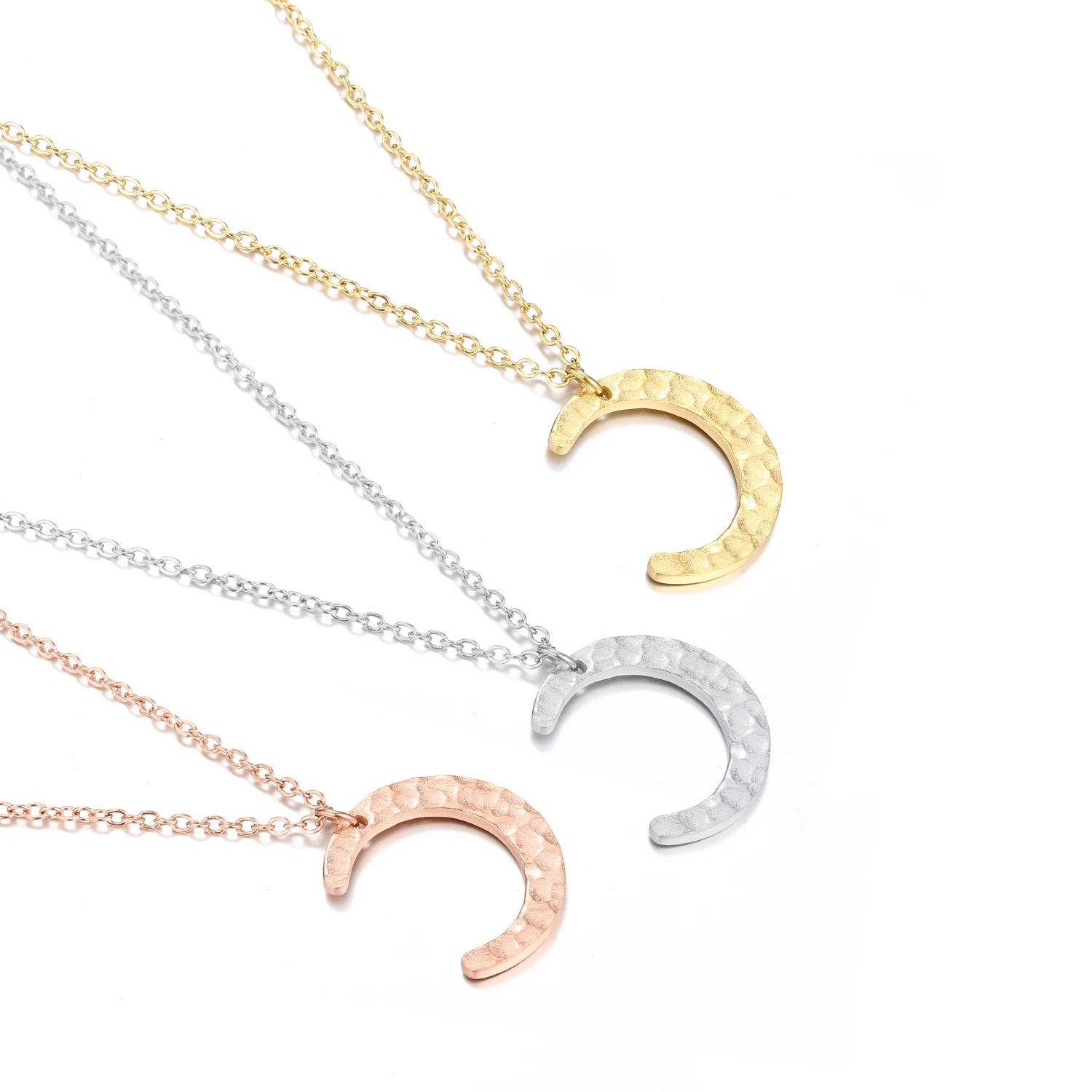 EManco Special Moon Pendant Necklace 2022 Gold Choker Men Chain Jewelry Stainless Steel Necklace Women