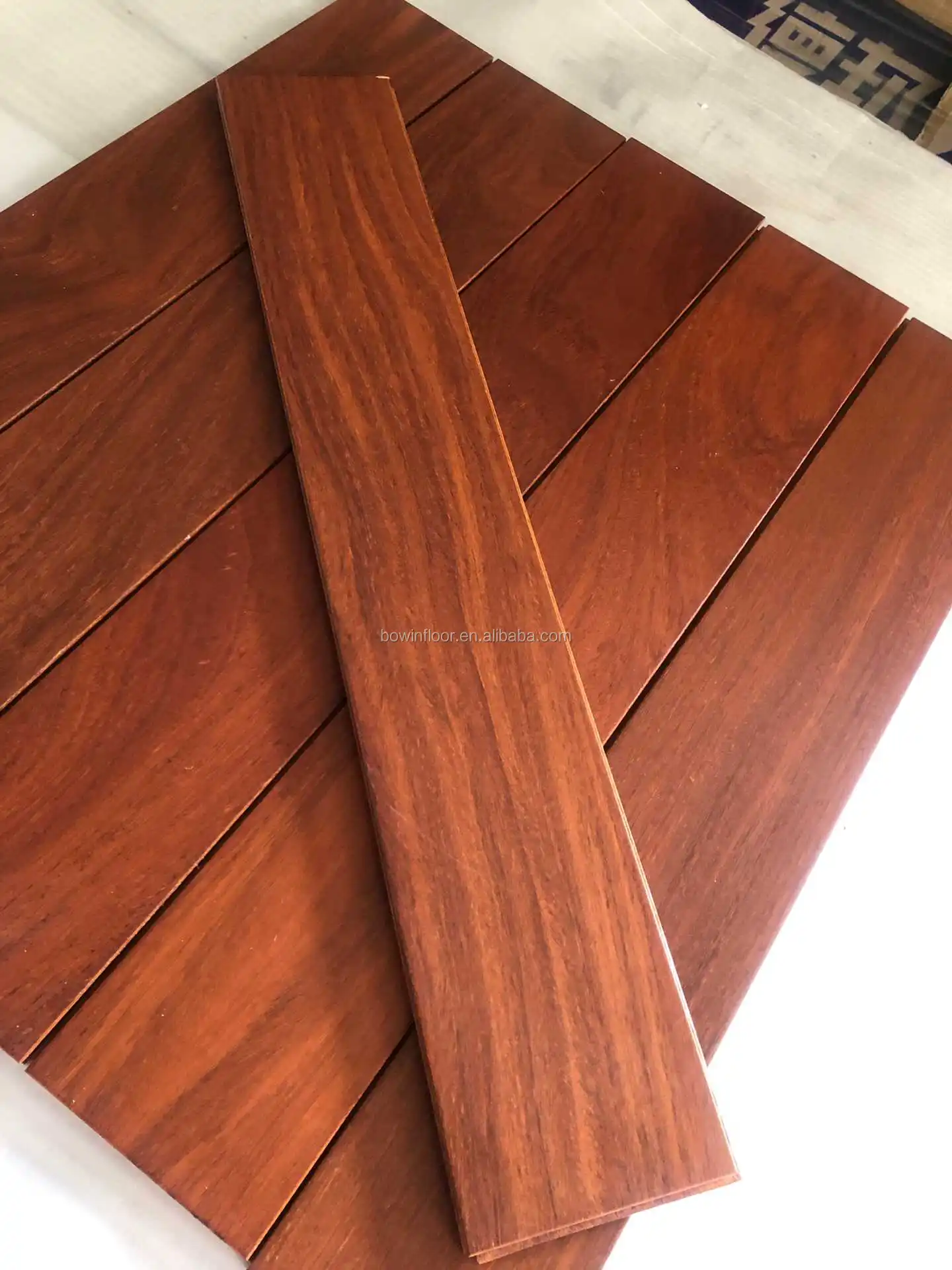UV finished cumaru hardwood wood flooring
