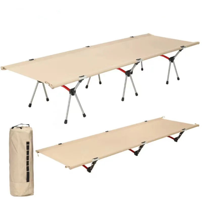 

High Quality Portable Aluminum Frame Camping Folding Cot Camp Bed Folding Military Army Cot